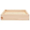 Dog Bed 20.3"x17.3"x3.5" Solid Wood Pine