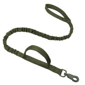 Outdoor Nylon Tactical Dog Collar (Option: Green Tow Rope-M)