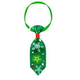 Pet Christmas Cute Printed Small Necktie (Option: NT0387)