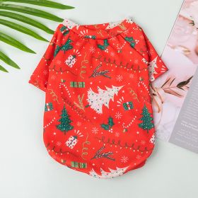 New Christmas Dog Clothes (Option: Christmas Thin Sweater 07-XS)