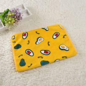 Dog Kennel Coral Fleece Blanket (Option: Avocado-80x 100cm)